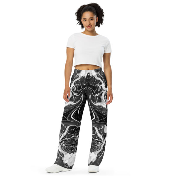 "Twisted" unisex wide-leg pants - Image 2